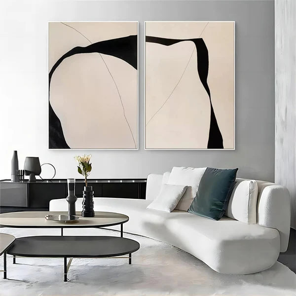 Abstract Painting Set Of 2 #SP001